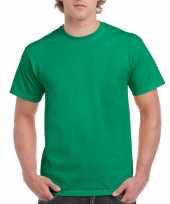 Set van 2x stuks voordelig groen t shirts voor heren maat 2xl 44 56