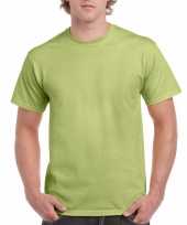 Voordelig pistache groen t shirt voor volwassenen